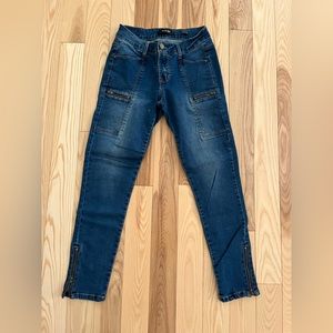 Fashion Nova Dark Wash Skinny Jeans